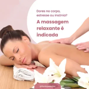 MASSAGEM RELAXANTE + LIMPEZA DE PELE DE R$274,00 POR R$249,00.