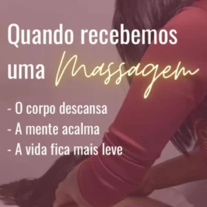 50% DE DESCONTO EM MASSOTERAPIA, VENTOSATERAPIA OU MASSAGEM